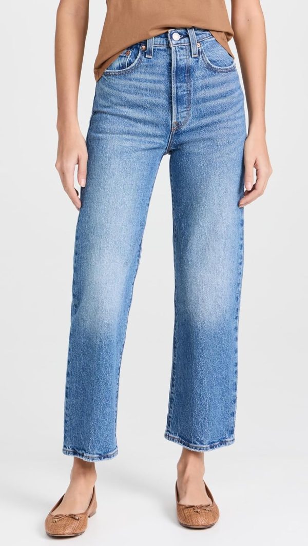 Women's Premium Ribcage Straight Ankle Jeans